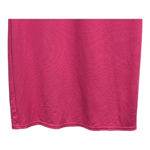 Lilly Pulitzer Pink Ruffle Neck Cap Sleeve Popover Shirt Dress, S - Picture 5 of 11